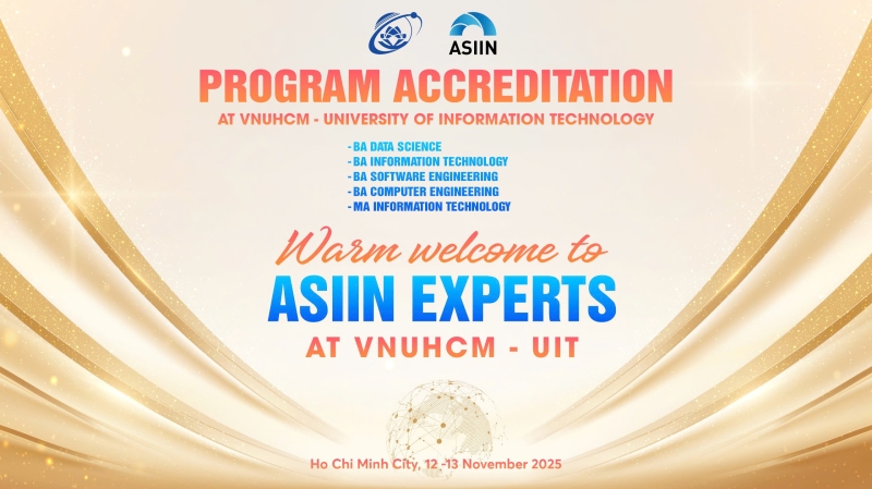 Welcome the ASIIN Expert Panel to VNUHCM - University of Information Technology