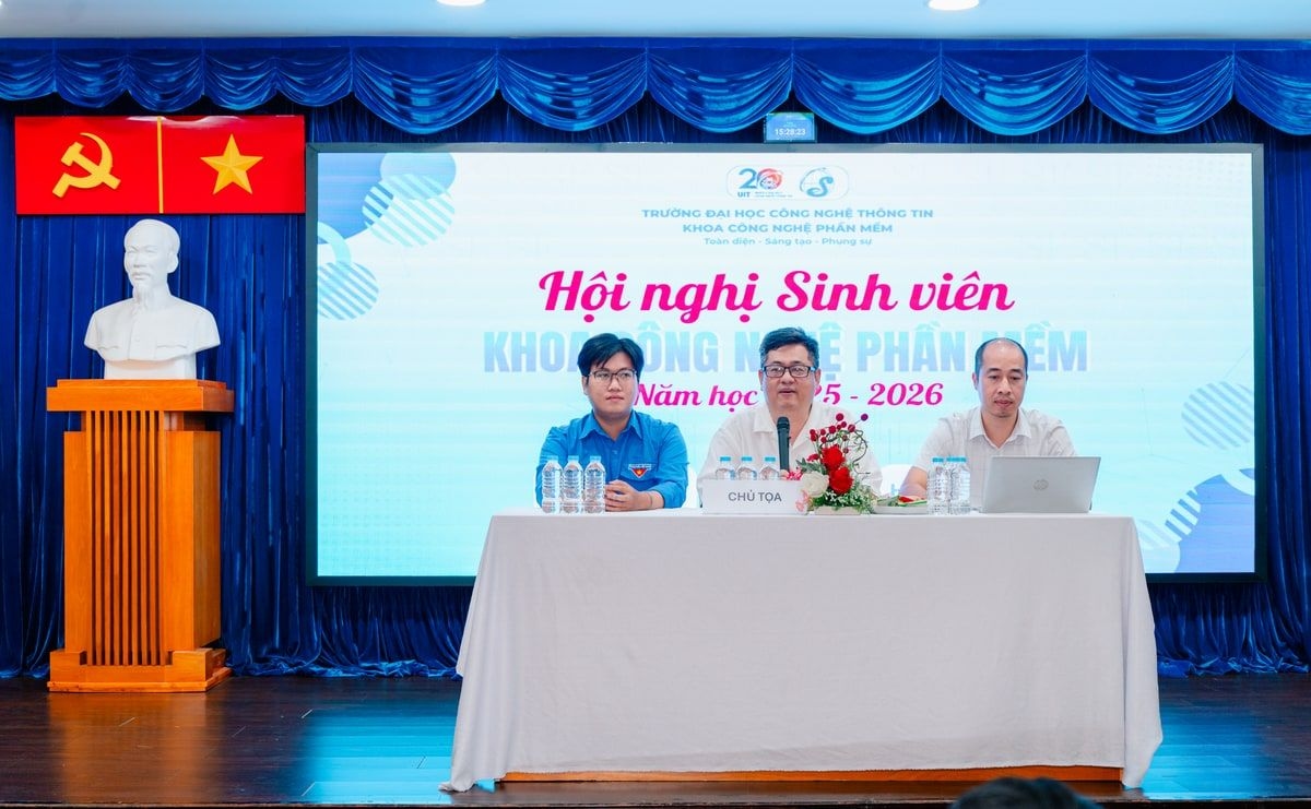 Hội nghị Sinh viên Khoa Công nghệ Phần mềm năm học 2025 – 2026