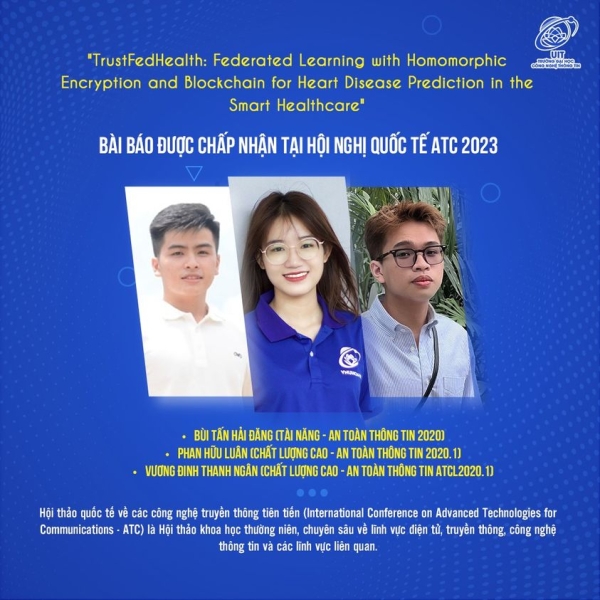 Congratulations to UIT Student Team for Scientific Paper Published at ATC 2023 International Conference