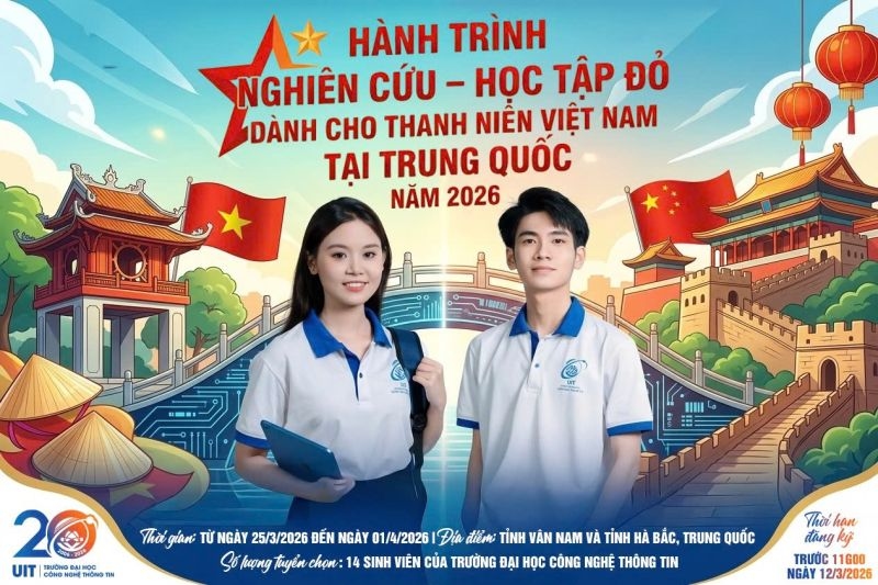 Call for Applications: “Red Study and Research Journey for Vietnamese Youth in China” Program 2026