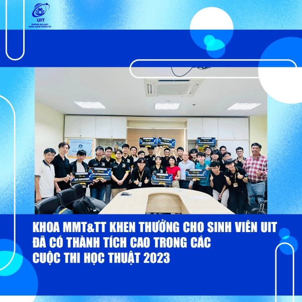 Computer Networks & Communications Faculty Honors Students for Academic Achievements in 2023