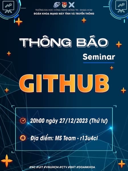Announcement about Github Seminar - Network and Communication Department Youth Union