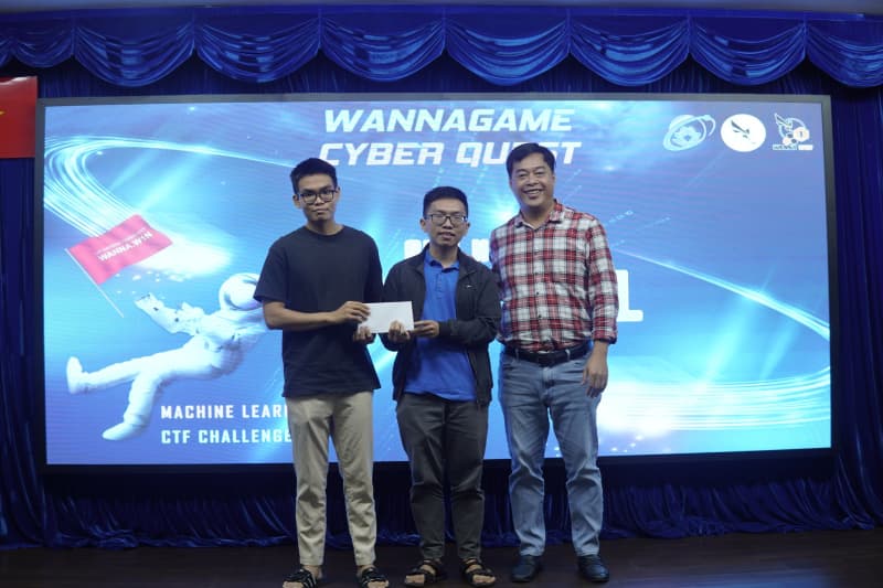 Presenting Awards for the Machine Learning CTF Challenges - WannaGame Cyber Quest 2023