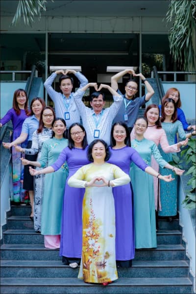 Radiant Colors at the Ao Dai Festival at the University of Information Technology