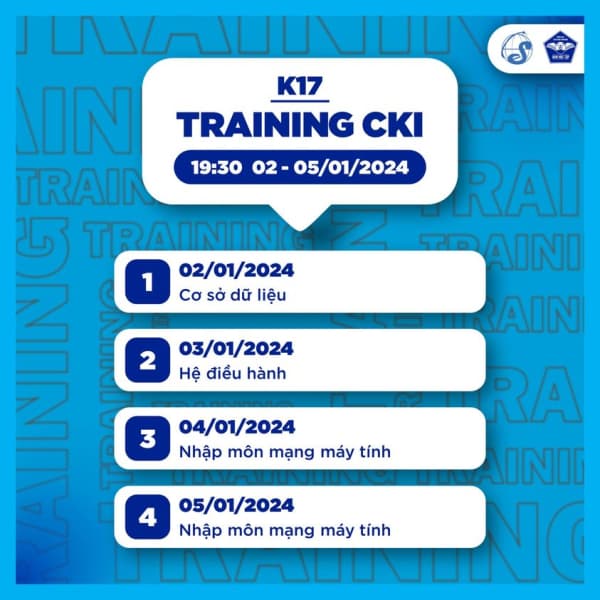[BHT Software Engineering] Semester-end Training Schedule K17