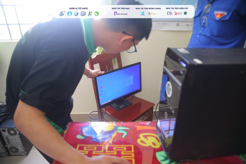 Weaving Melodies Harmony: Computer Donation Ceremony