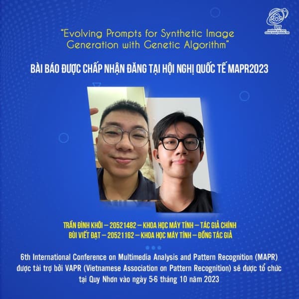 Computer Science Students' Team Presents Paper at MAPR2023 International Conference
