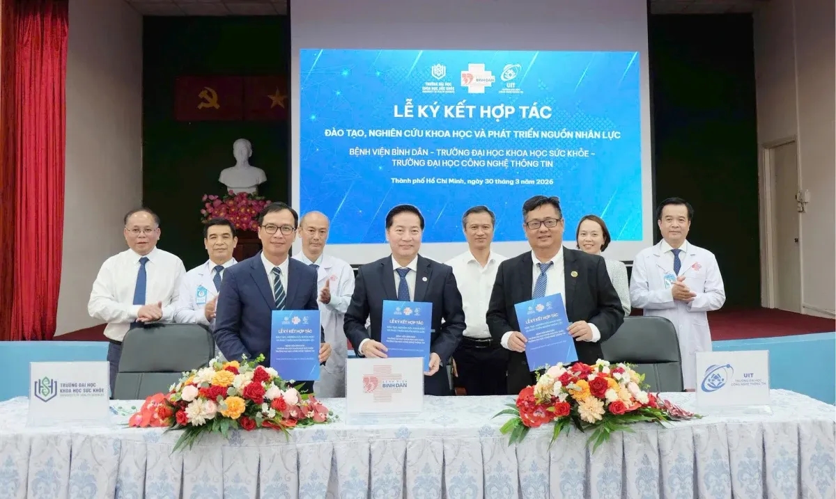 Hợp tác “3 nhà” thúc đẩy đào tạo, nghiên cứu và ứng dụng công nghệ trong y tế: Vai trò kết nối liên ngành của Trường Đại học Công nghệ Thông tin