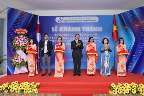 Inauguration of Smart Classrooms under the program Grant Assistance for Grassroots Human Security Project (CGP)” of the Japanese government