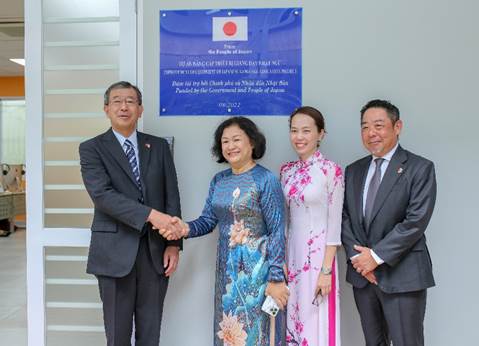nauguration of Smart Classrooms under the program Grant Assistance for Grassroots Human Security Project