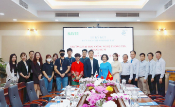 UIT’s students paid a visit to NAVER Vietnam Programming Center