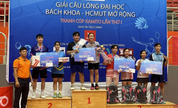 UIT achieves third place in the Badminton University Championship - HCMUT Open - Kamito Bach Khoa Open 2023