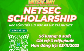 Apply for the NetSec Scholarship 2023