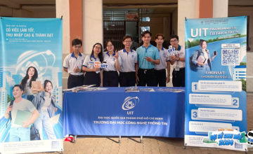  A Journey of Connection – UIT Student Ambassadors Visit Tran Hung Dao High School (Go Vap, Ho Chi Minh City)
