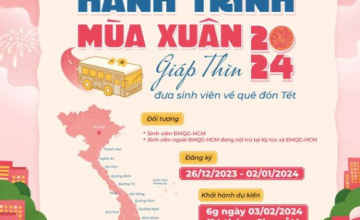 Open registration form for the journey 'Spring Journey - Bringing students home for Tet Giap Thin 2024