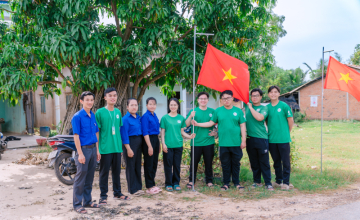 Wooden VII Volunteer Campaign - Summary of the 'Flagpole Installation' Task