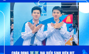 Portrait of 02 UIT Student Delegates at the 11th National Congress of the Vietnamese Students' Association