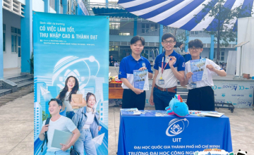 A Journey of Connection - UIT Student Ambassadors Visit Linh Trung High School