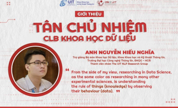 Introduction of the New President of the Data Science Club for the Term 2024 - 2025