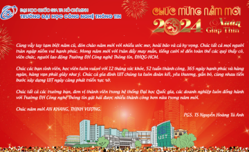  New Year Greetings - Welcome to the Year of the Tiger 2024 from the Rector of the University of Information Technology