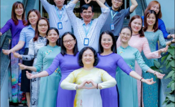 Radiant Colors at the Ao Dai Festival at the University of Information Technology