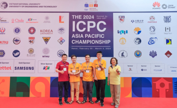 The UIT team is ready to compete in the Asia-Pacific Finals of the International Collegiate Programming Contest (ICPC) 2024