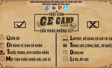 What to bring when participating in CE CAMP 2024