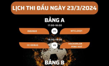 Schedule for the 3rd Qualifying Round - Software Engineering Football Tournament celebrating the establishment of the Ho Chi Minh Communist Youth Union on March 26th, 2024 - VIII Edition