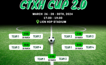 CTXH CUP - Announcement of Team Lineups and Schedule