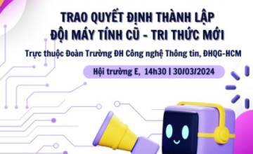 Announcement: Decision to Establish the Old Computers - New Knowledge Team