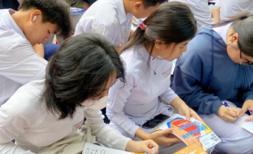 Explore the enrollment journey of UIT Student Ambassadors at Hiep Binh High School