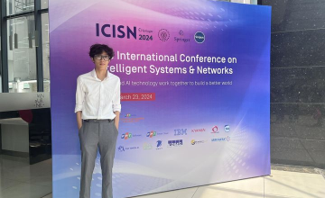 Presentation on Blockchain Research Results by Information Security Students at ICISN 2024 Conference