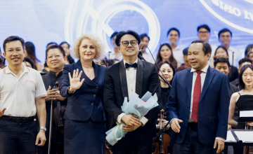 Trần Nhật Minh – The Conductor Appearing at UIT in the Concert Program "Harmony of Colors" – Symphony of Youth