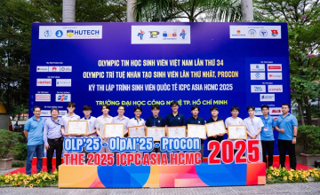 Sinh viên UIT tỏa sáng tại vòng Chung kết Olympic Trí tuệ Nhân tạo Sinh viên Việt Nam lần thứ I - OLPAI'25